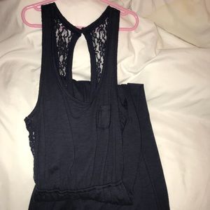 Gorgeous navy Hollister Maxi dress